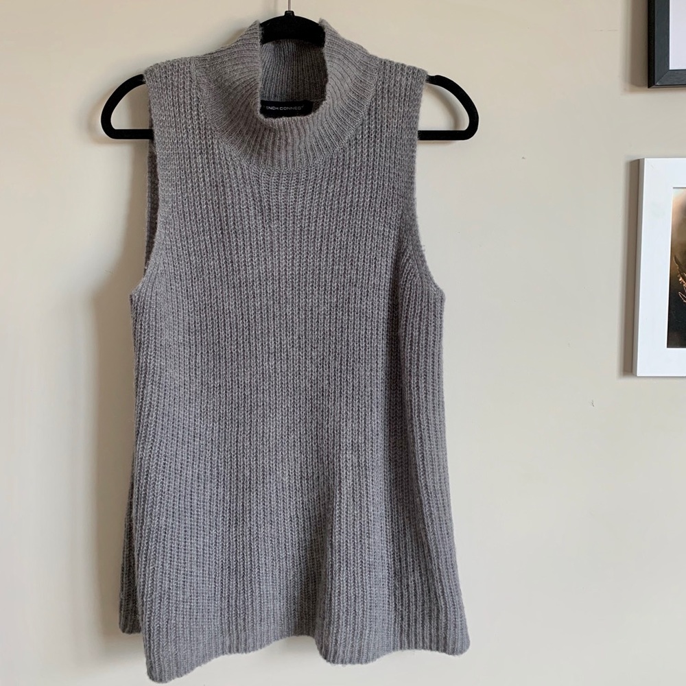 French Connection Sleeveless Tulip Sweater - Picture 2 of 4